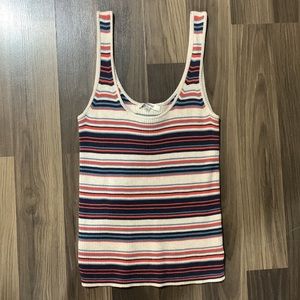 Madewell Striped Sleeveless Top Womens Size S